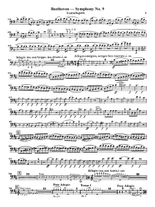 ベートーヴェン 交響曲第9番 コントラファゴット 4P