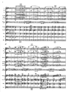 ブルックナー 交響曲第4番第1楽章 スコア（抜粋）